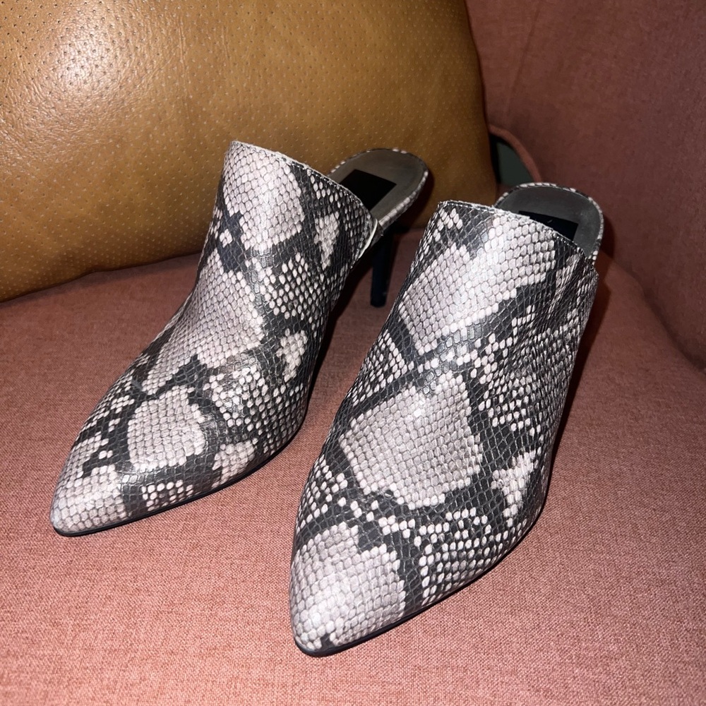 Dolce Vita Snake Mules